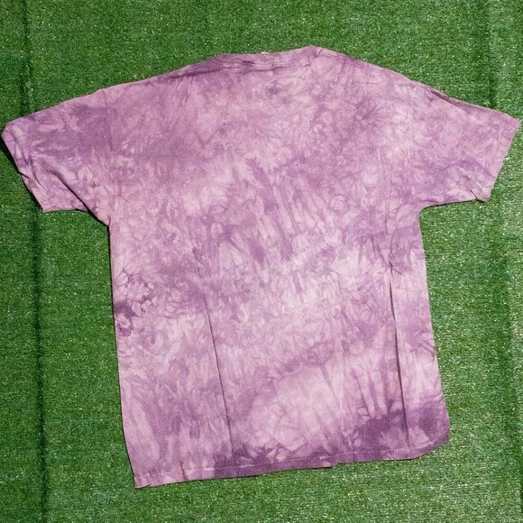 VINTAGE THE MOUNTAIN 1999 PURPLE TIE DYE MENS T SHIRT DREAM CATCHER HORSES XXL - Picture 5 of 6